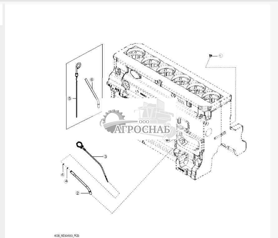 4035 Щуп для измерения уровня масла 